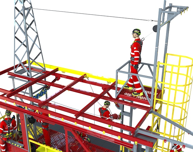 г.Муром. В Муроме установили современный тренажер для обучения работам на высоте г.Муром. В Муроме установили современный тренажер для обучения работам на высоте